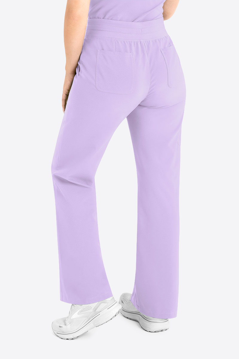 Dámske lekárske nohavice Maevn Momentum Wide Leg lavenďulové-1