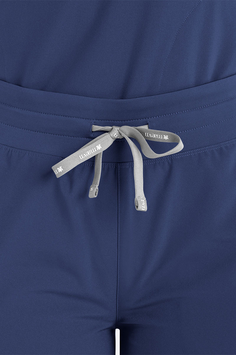Dámske lekárske nohavice Maevn Momentum Wide Leg námornícky modré-2