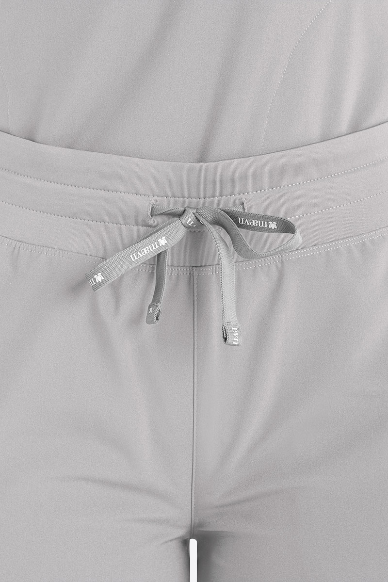 Dámske lekárske nohavice Maevn Momentum Wide Leg svetlo šedé-2