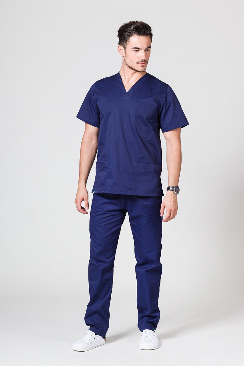 Univerzálna lekárska blúzka Sunrise Uniforms námornícky modrá-4