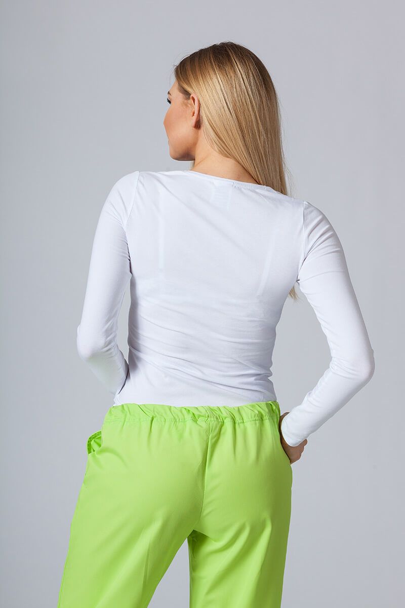 Dámske tričko Malfini Slim s dlhým rukávom biele-1