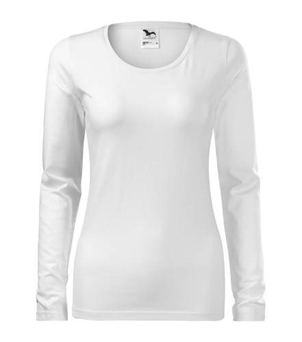Dámske tričko s dlhým rukávom Malfini biele-3
