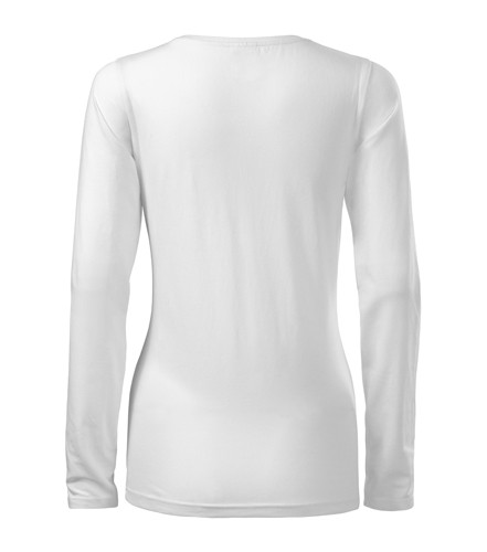 Dámske tričko s dlhým rukávom Malfini biele-4