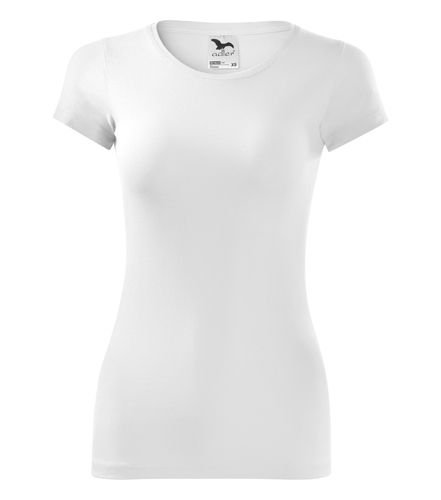 Dámske tričko Malfini Glance s krátkym rukávom biele-2