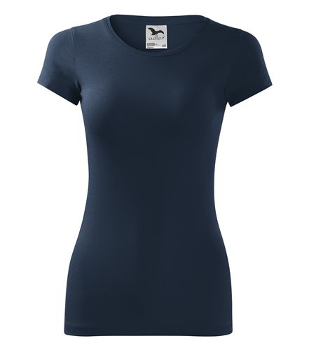 Dámske tričko Malfini Glance s krátkym rukávom námornicky modré-2