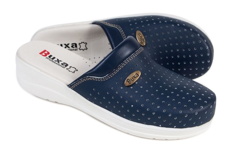 Zdravotnícka obuv Buxa model professional Med11 námornícky modrá-1