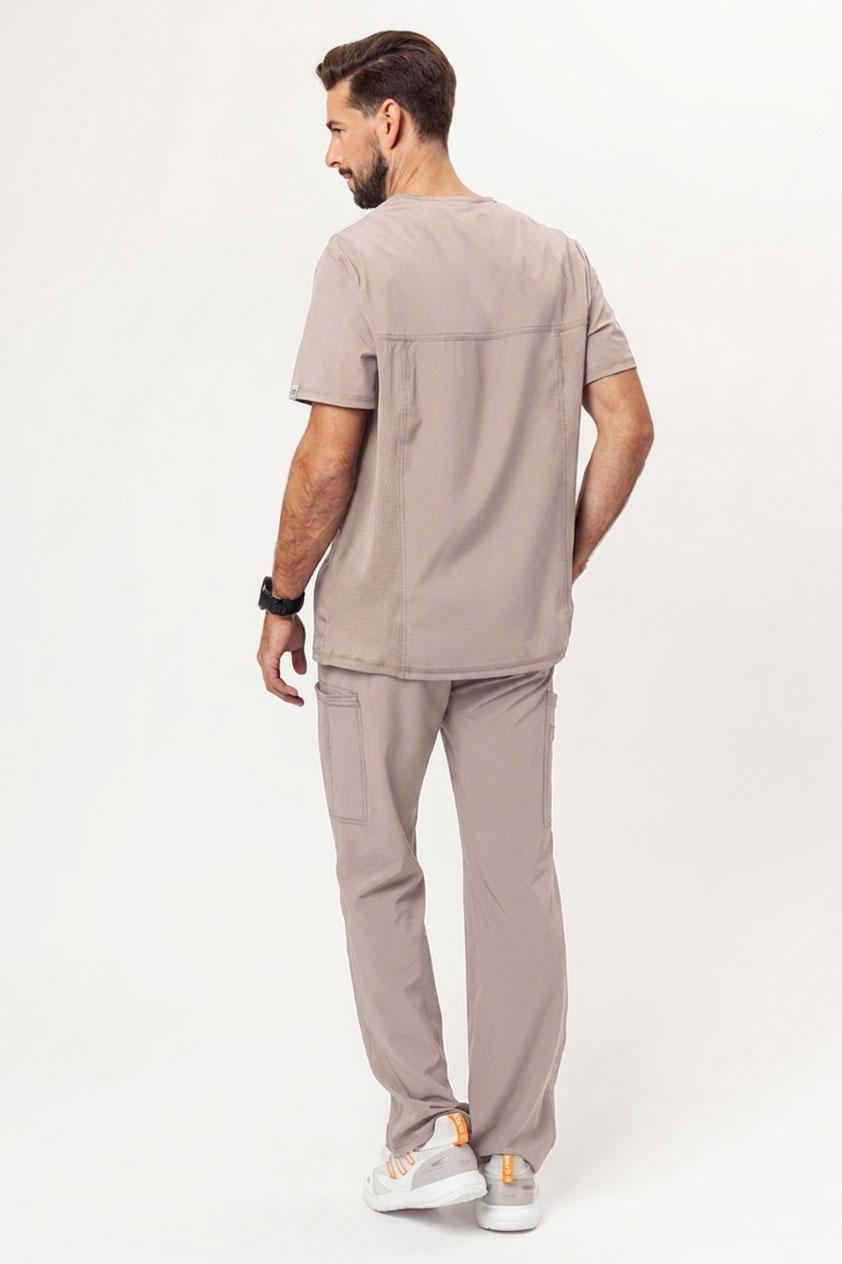 Pánska lekárska blúzka Cherokee Infinity V-neck Men béžová-5