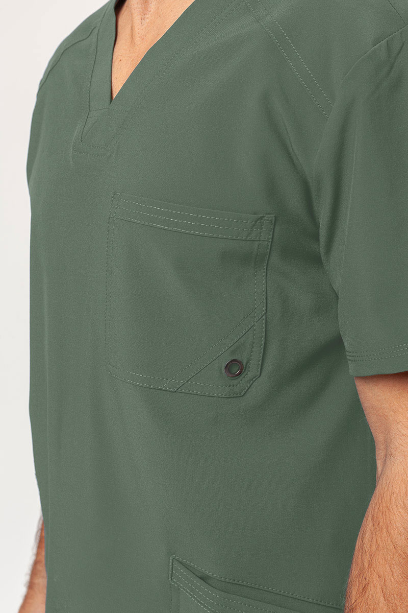 Pánska lekárska blúzka Cherokee Infinity V-neck Men olivková-3