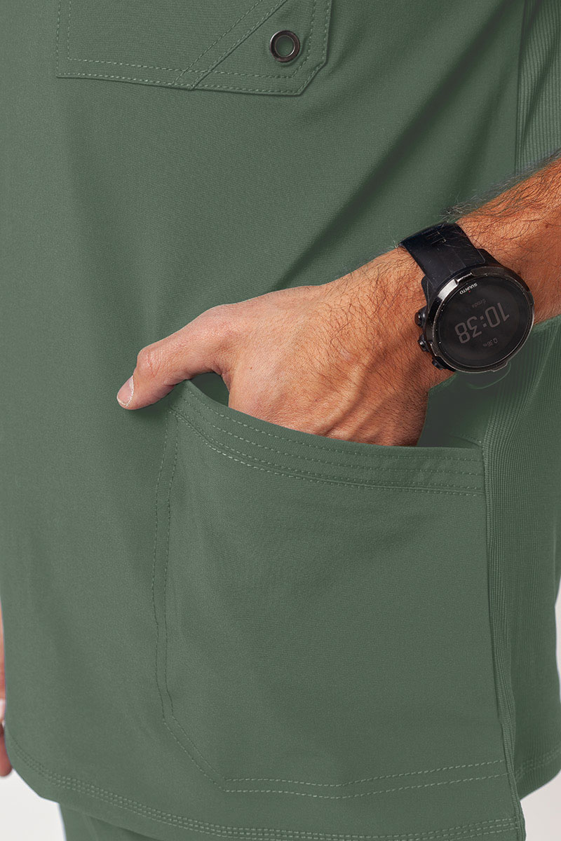 Pánska lekárska blúzka Cherokee Infinity V-neck Men olivková-5