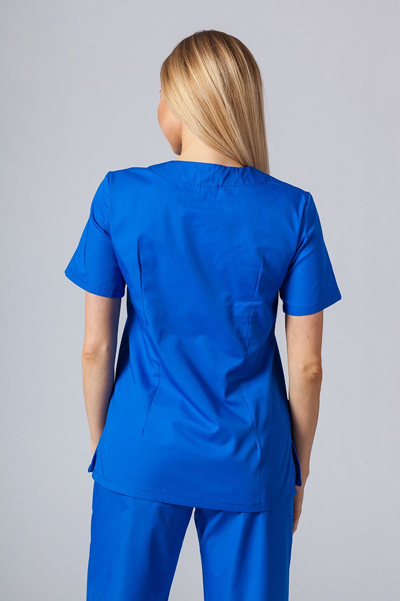 Lekárska dámska blúzka Sunrise Uniforms Basic Light kráľovsky modrá-1