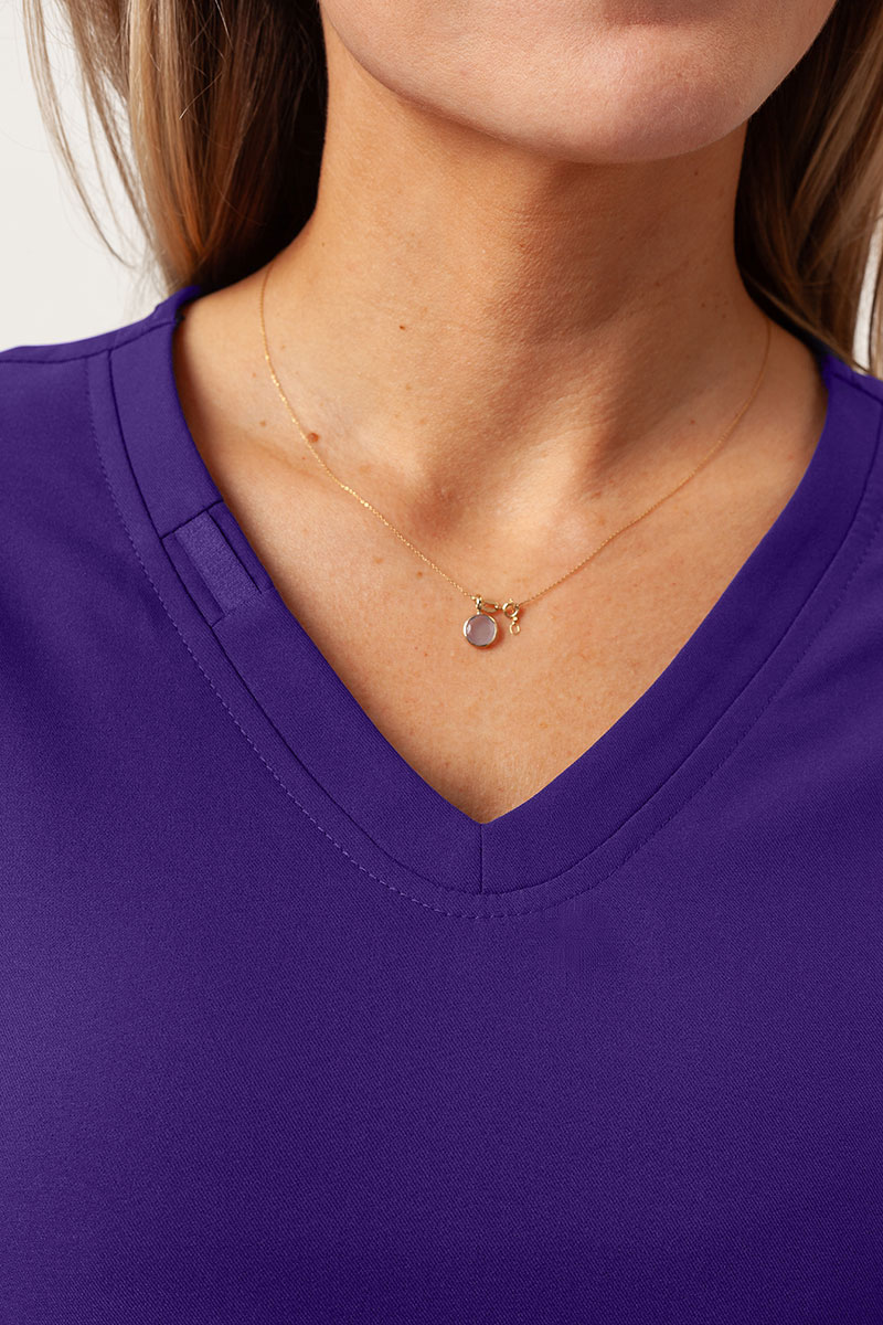 Dámska lekárska blúza Cherokee Ultra V-neck Top fialová-2