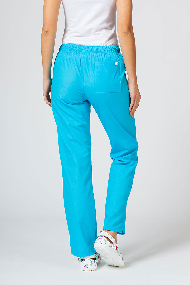 Dámske lekárske nohavice Maevn Red Panda tyrkysové-2