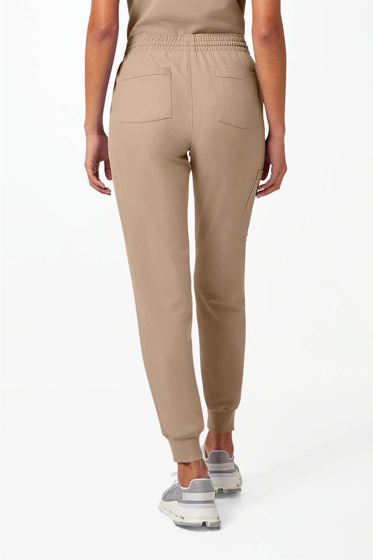 Dámske lekárske nohavice Cherokee Originals Ultra Jogger béžové-1