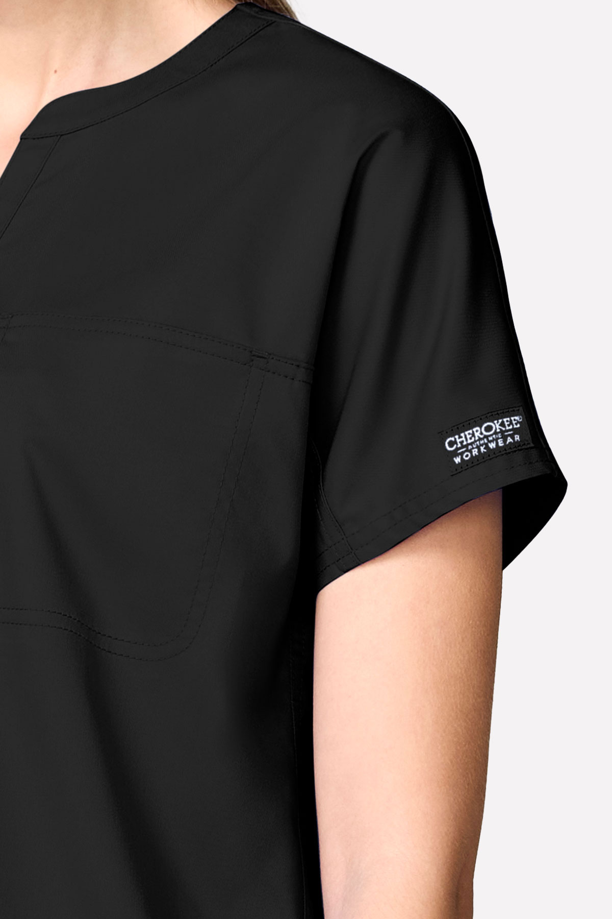 Dámska lekárska súprava Cherokee Revolution Collar čierna-7