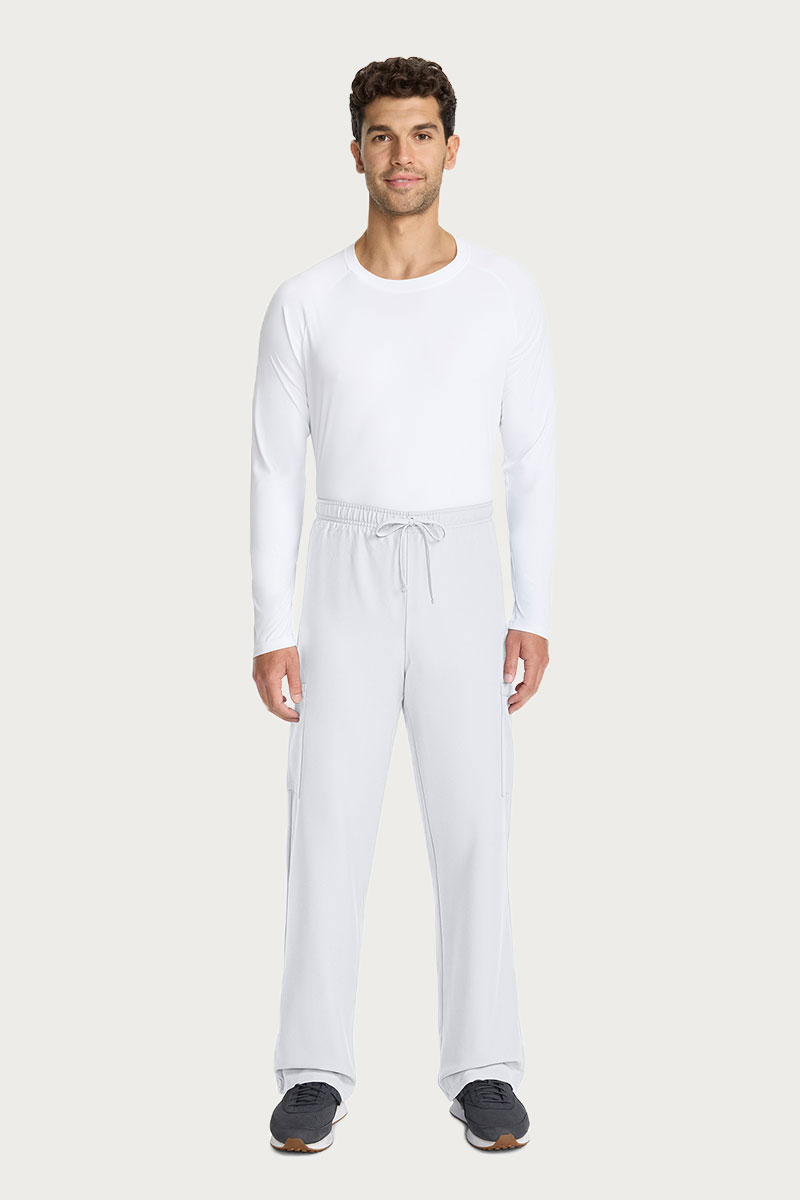 Pánske lekárske nohavice Cherokee Ultra Cargo biele-6