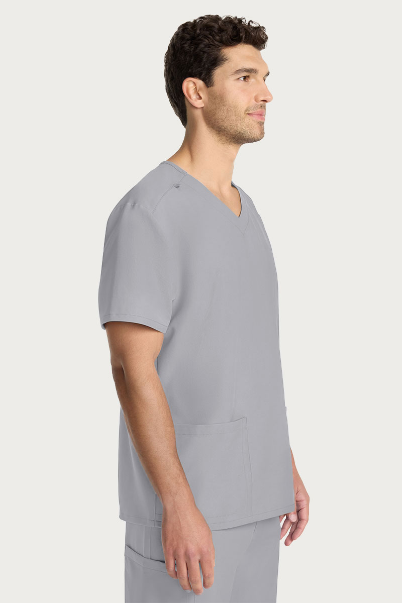 Pánska lekárska blúza Cherokee Ultra V-neck svetlo šedá-2