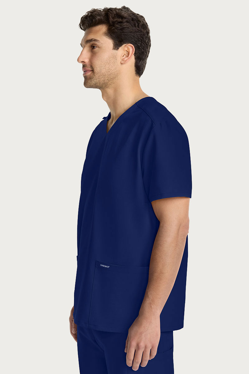 Pánska lekárska blúza Cherokee Ultra V-neck námornícky modrá-3