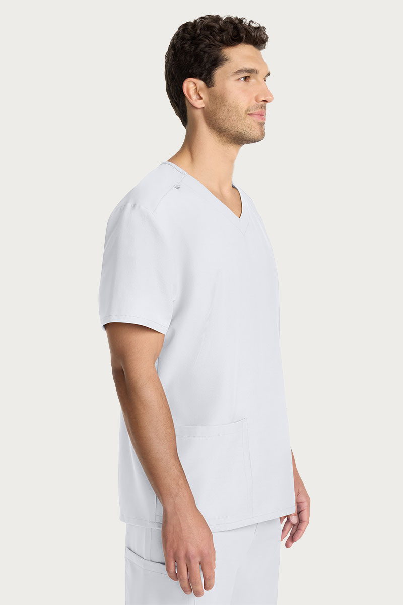 Pánska lekárska blúza Cherokee Ultra V-neck biela-2