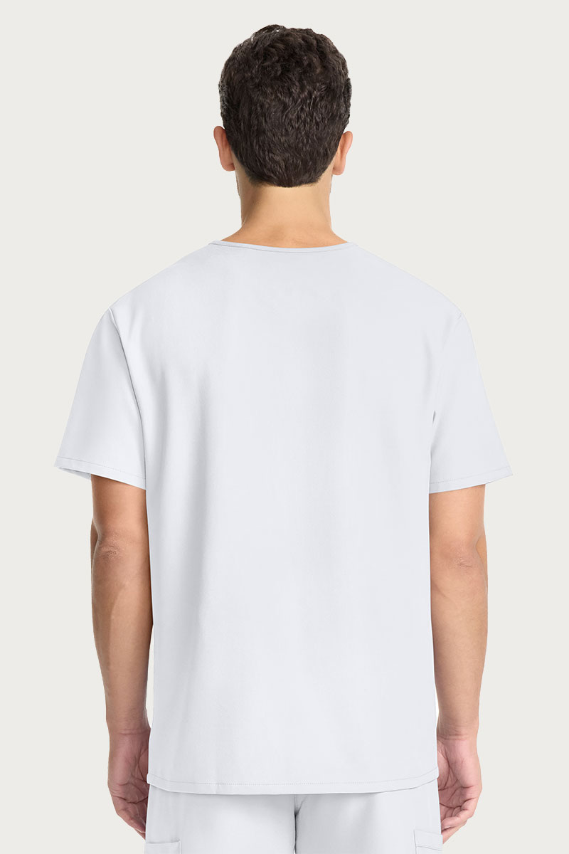 Pánska lekárska blúza Cherokee Ultra V-neck biela-1