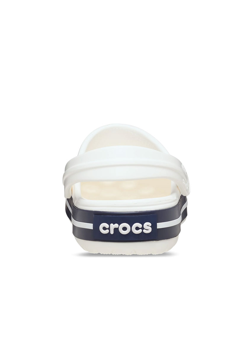 Obuv Crocs™ Classic Crocband biela / námornícká modrá-4