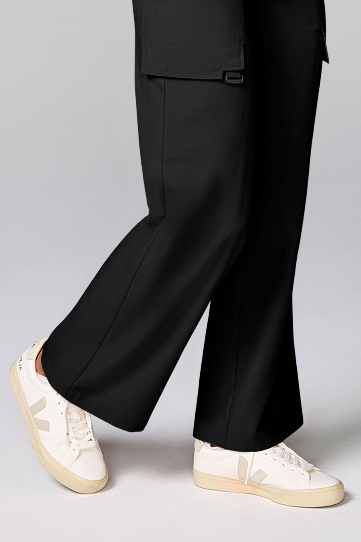 Dámske zdravotnícke nohavice Healing Hands Wide Leg Petite čierne-4