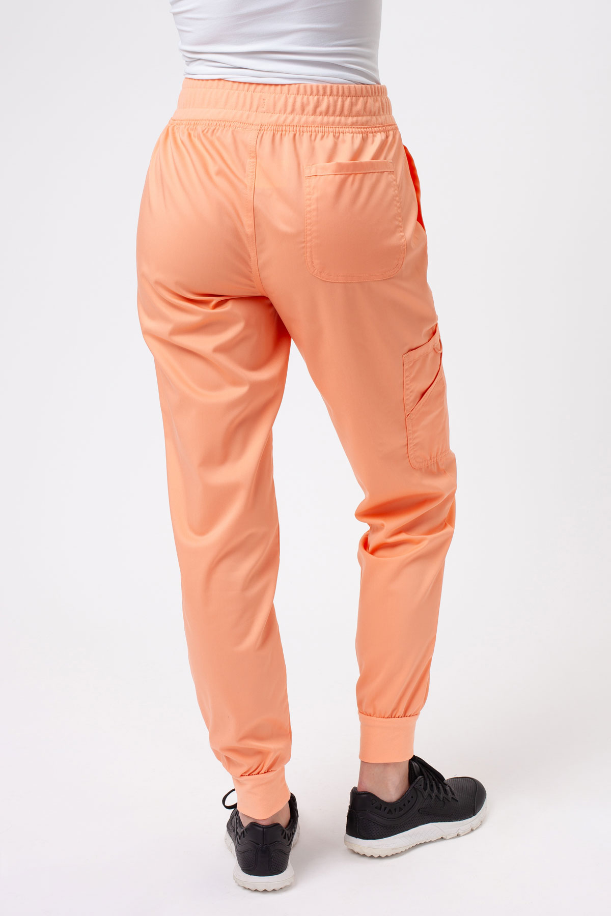 Dámske lekárske nohavice Cherokee Revolution Mid Rise jogger koralové-1