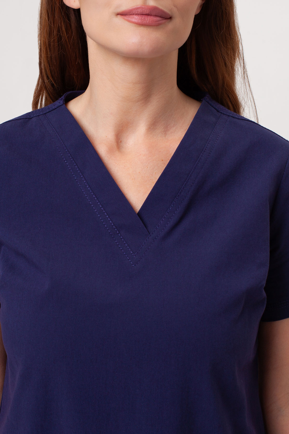 Dámska lekárska blúza Dickies Forge V-neck námornícky modrá-4