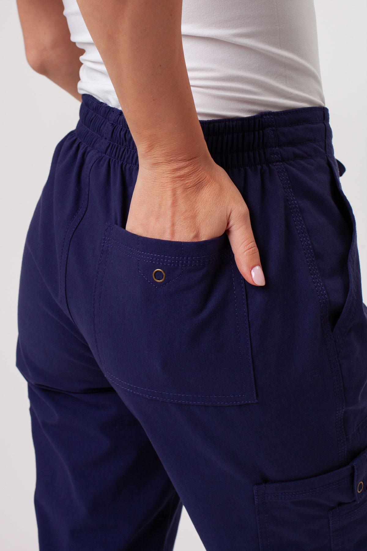 Dámske lekárske nohavice Dickies Forge Straight Leg námornícky modré-5