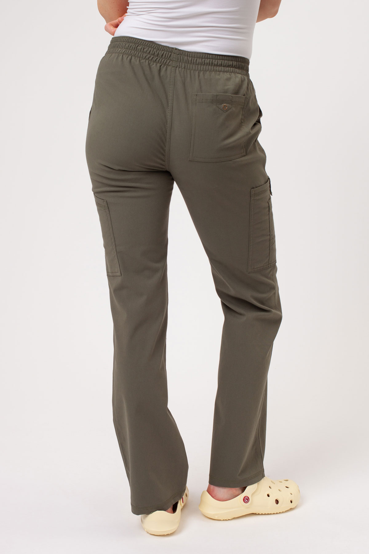 Dámske lekárske nohavice Dickies Forge Straight Leg olivkové-2
