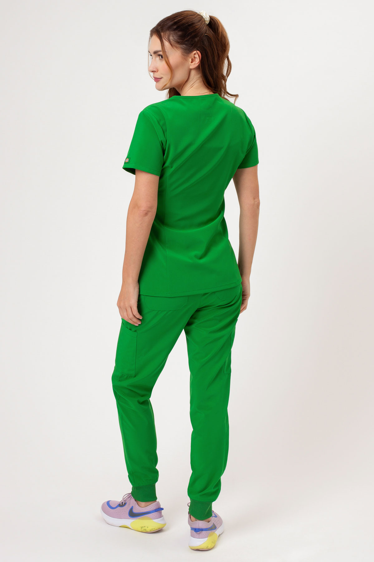 Dámska lekárska blúza Dickies EDS Essentials V-Neck svetlo zelená-5