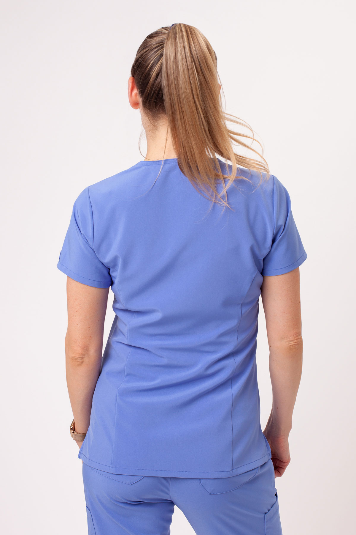 Dámska lekárska blúza Dickies EDS Essentials V-Neck klasicky modrá-2
