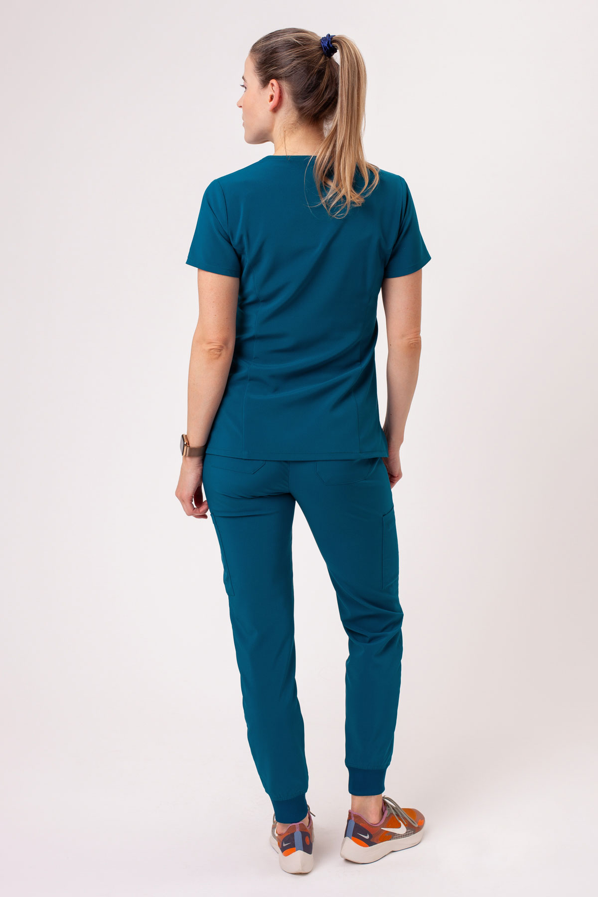 Dámska lekárska blúza Dickies EDS Essentials V-Neck karaibsky modrá-6