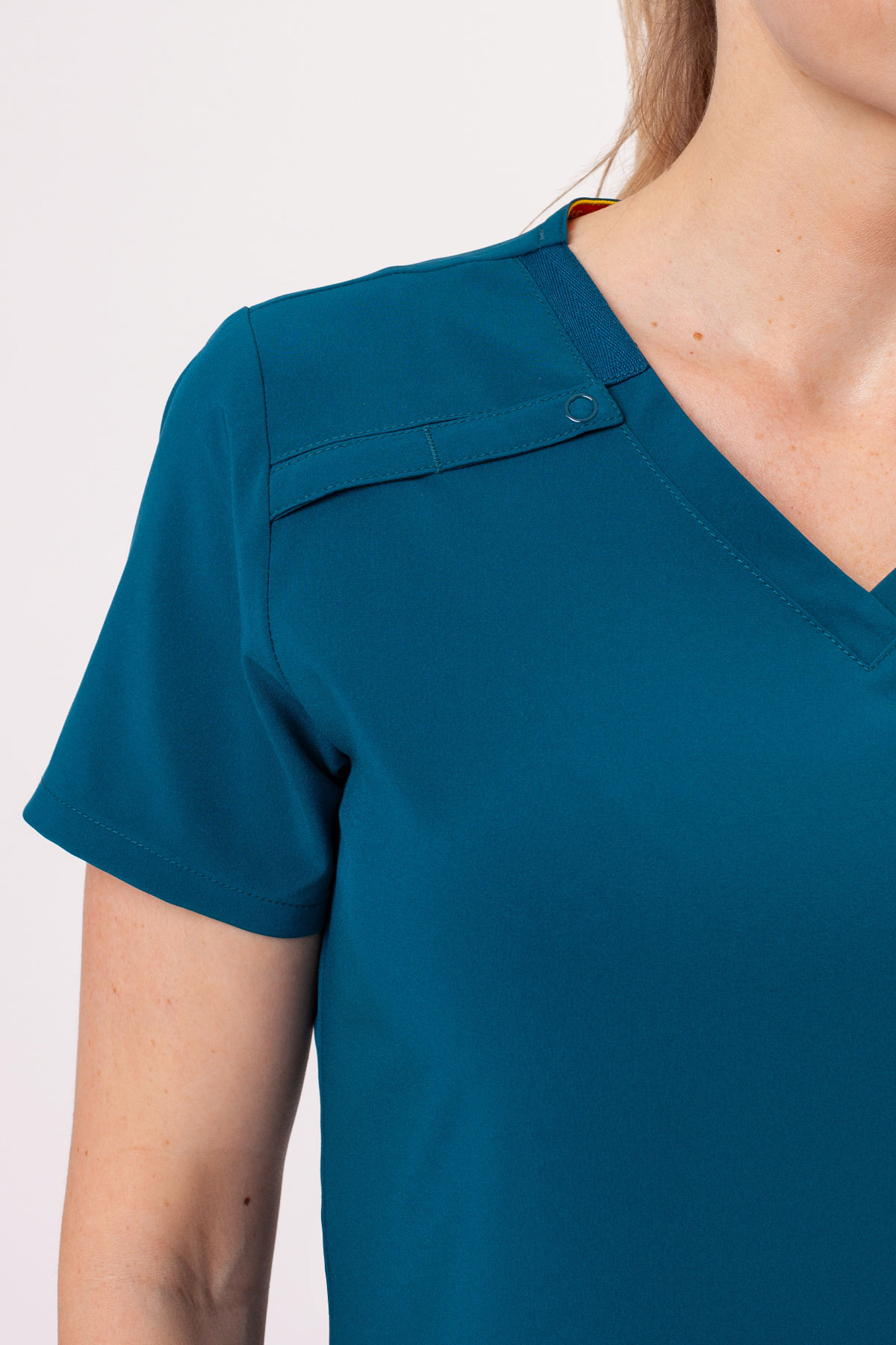 Dámska lekárska blúza Dickies EDS Essentials V-Neck karaibsky modrá-2