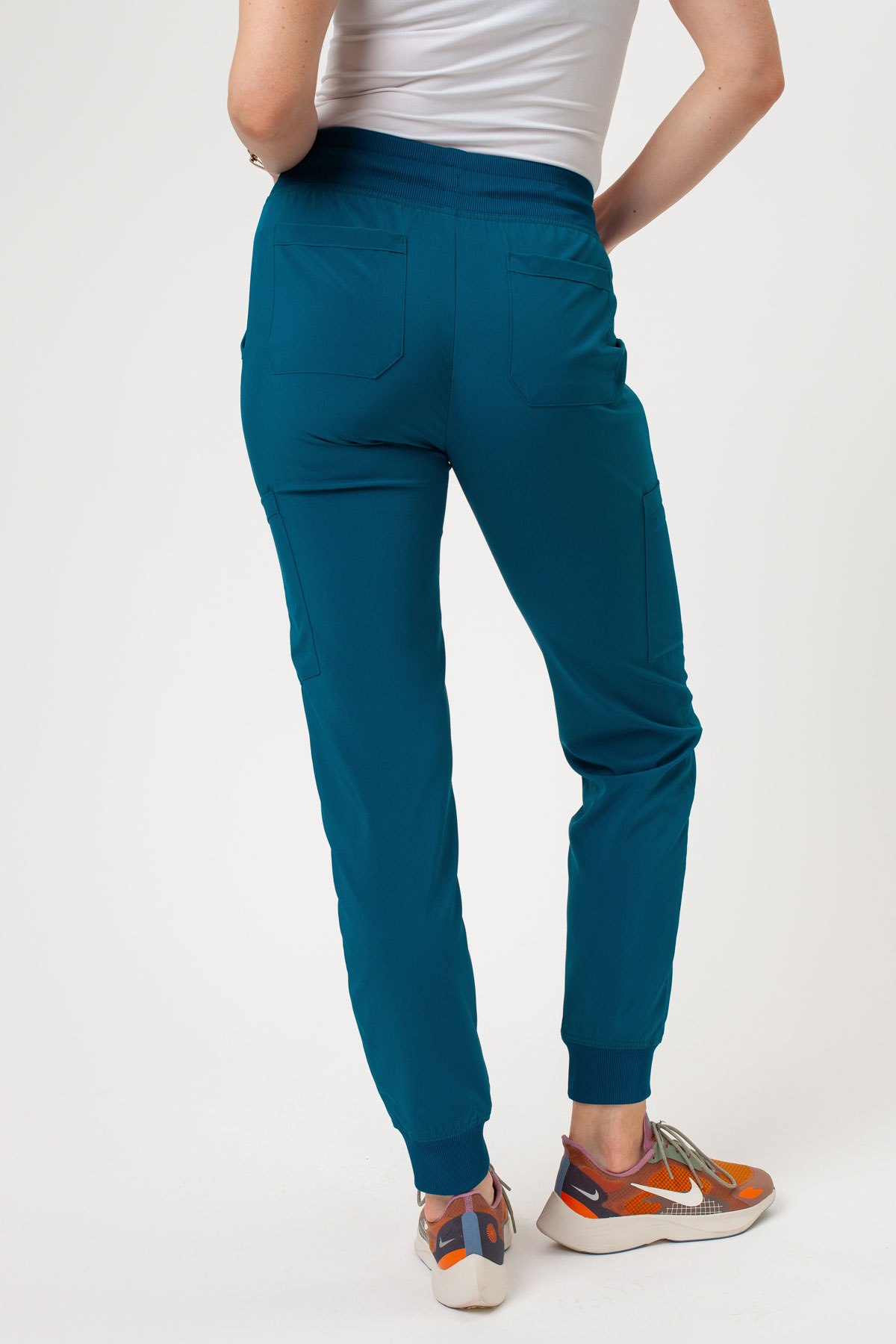 Dámske lekárske nohavice Dickies EDS Essentials Mid Rise Jogger karaibsky modré-1