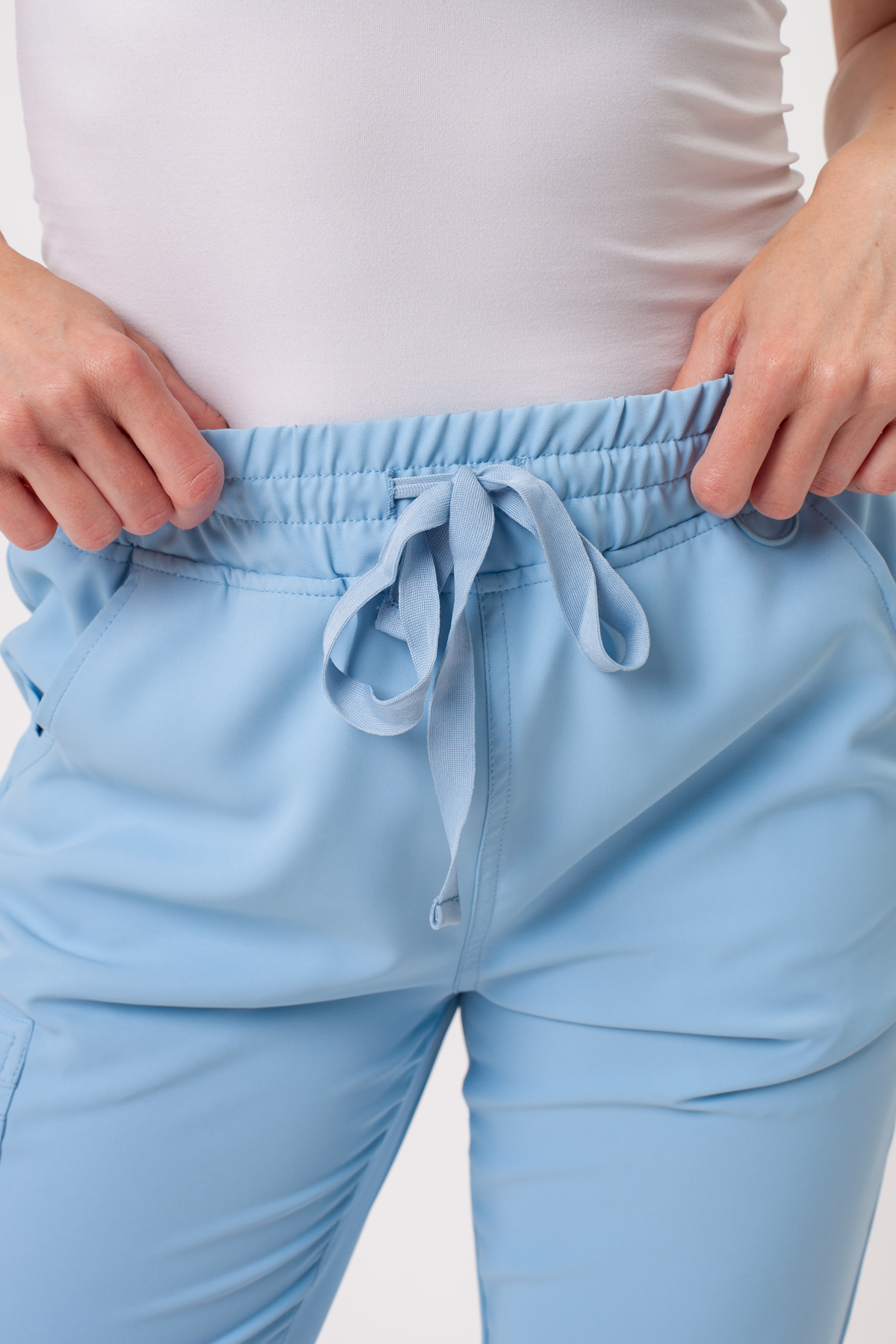 Dámske lekárske nohavice Sunrise Lite Fit jogger modré-3