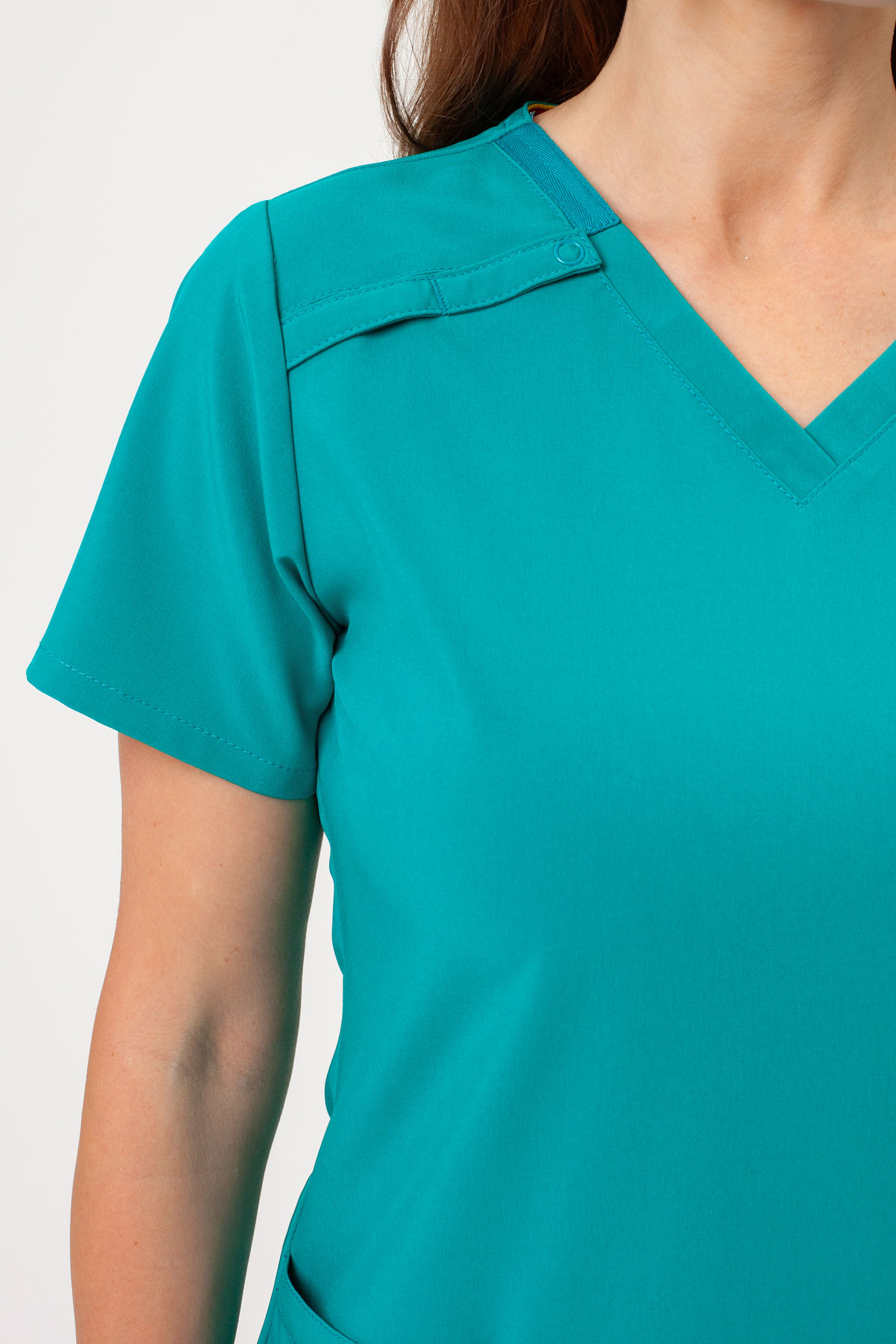 Dámska lekárska blúza Dickies EDS Essentials V-Neck morsky modrá-3