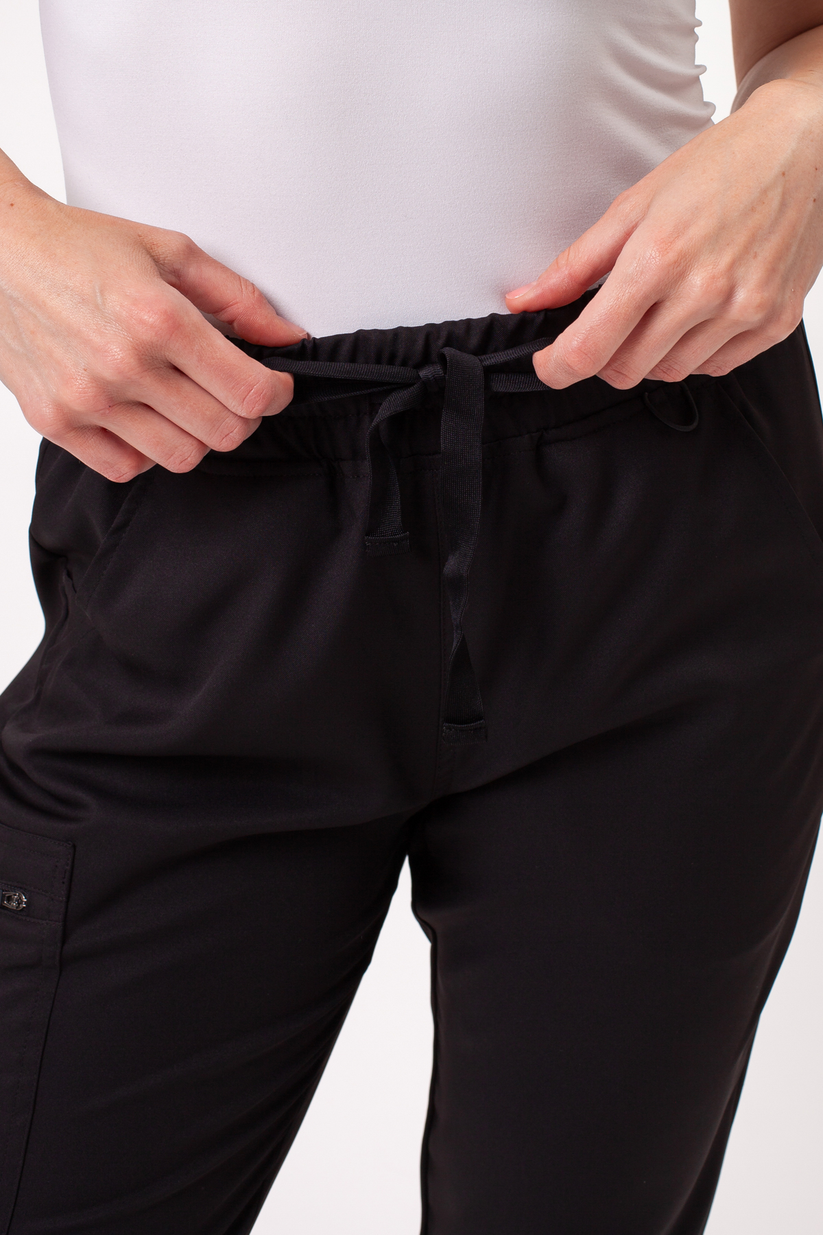 Dámske lekárske nohavice Sunrise Lite Fit jogger čierne-4