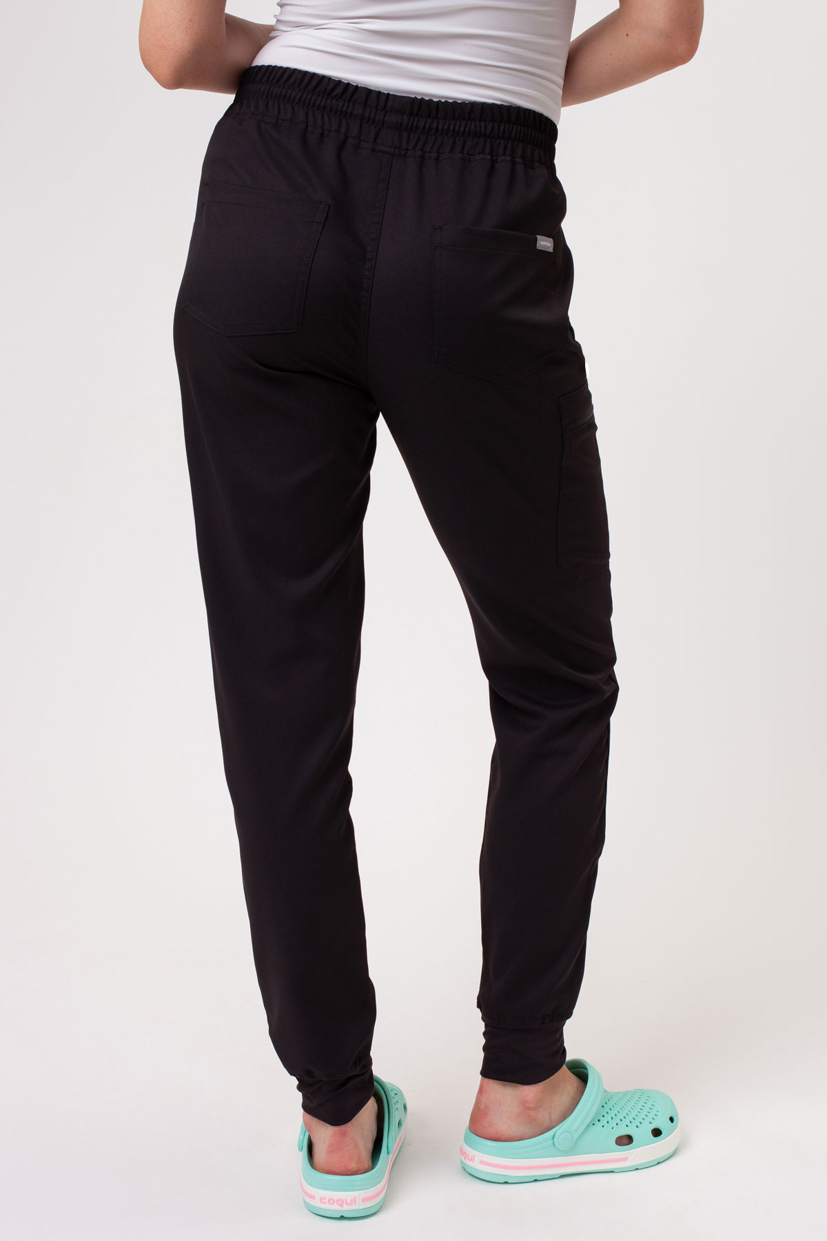 Dámske lekárske nohavice Sunrise Lite Fit jogger čierne-1