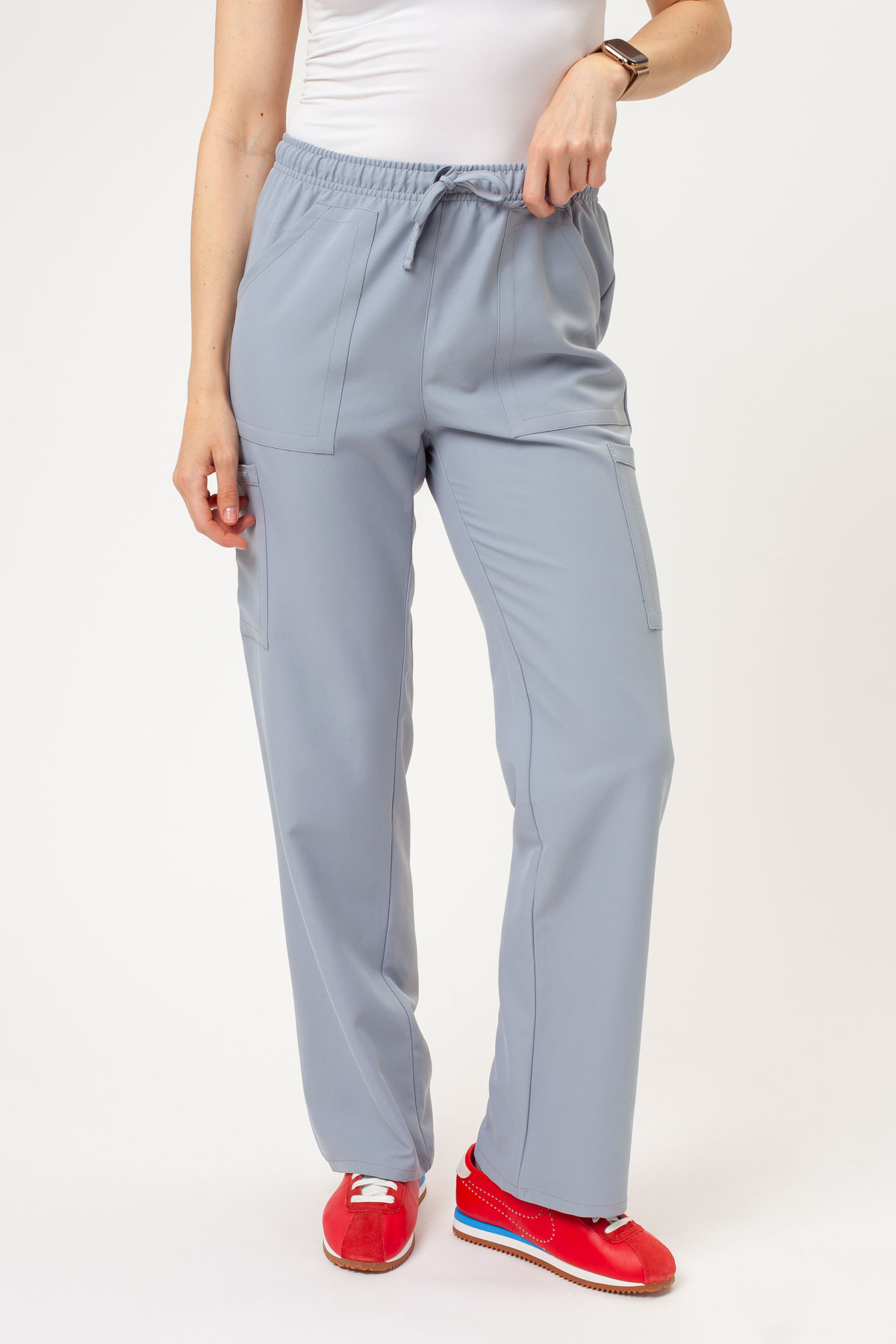 Dámska lekárska súprava Cherokee Ultra V-neck svetlo šedá-8