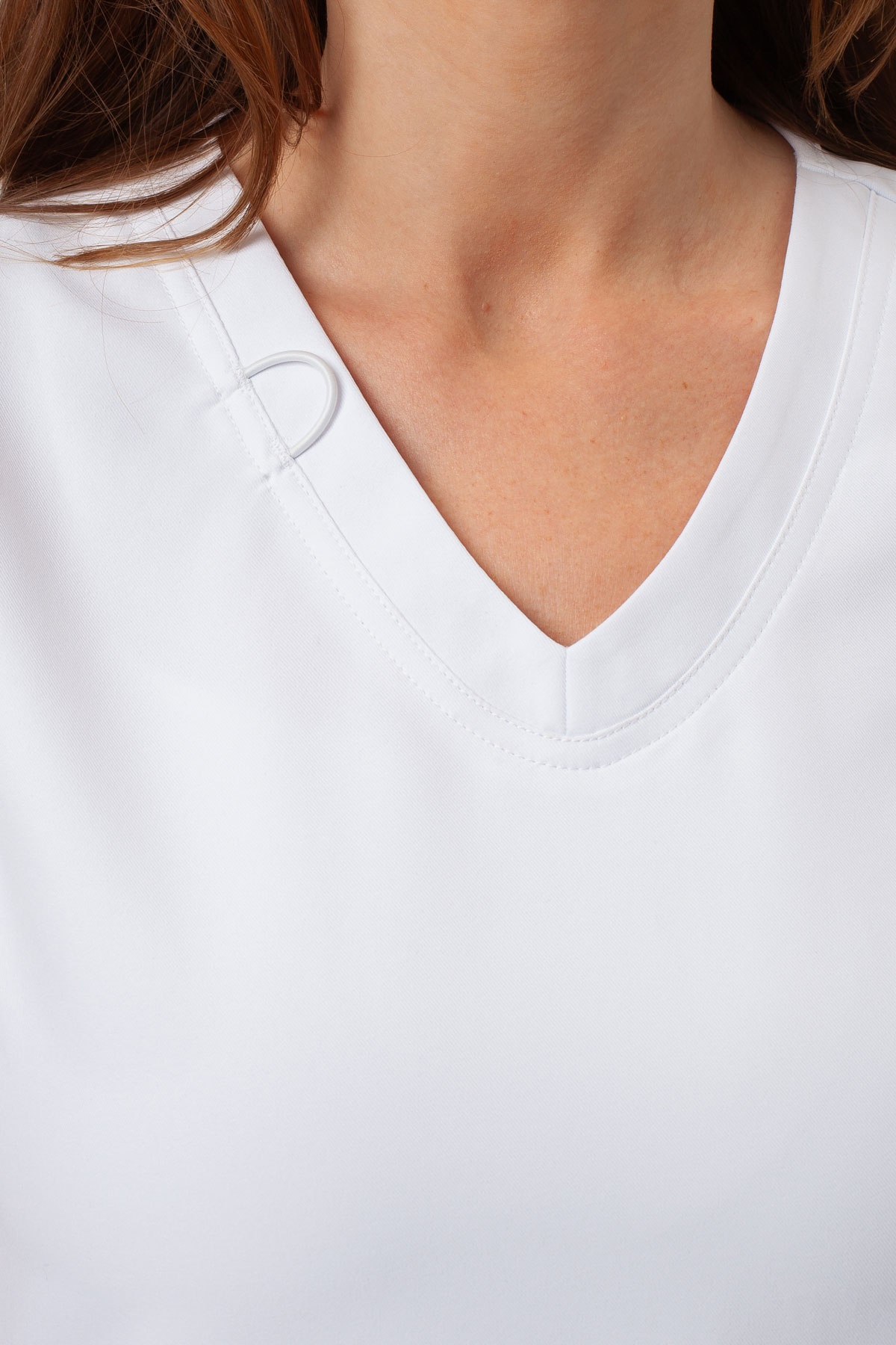 Dámska lekárska blúza Cherokee Ultra V-neck Top biela-3