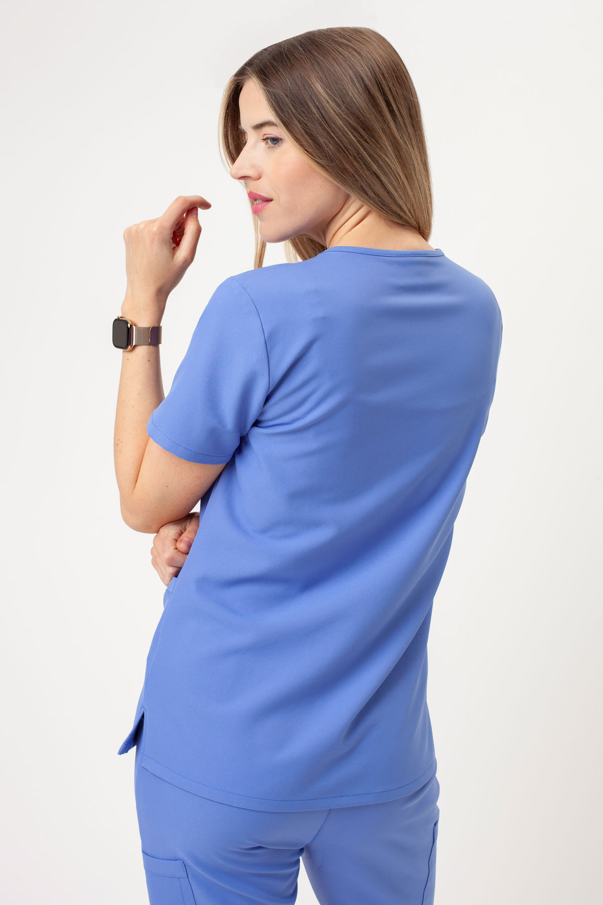 Dámska lekárska blúza Cherokee Ultra V-neck Top klasicky modrá-1