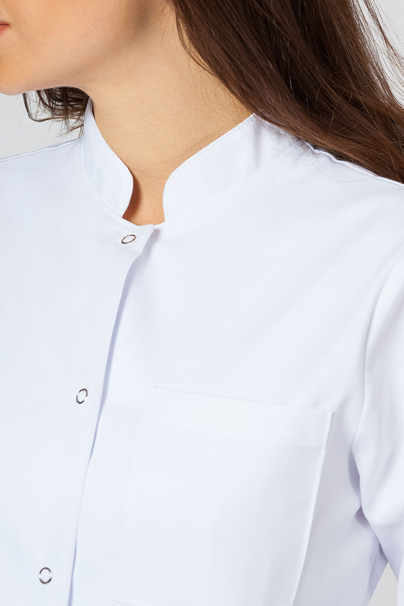 Lékařský dámský plášť F01 Sunrise Uniforms biely-3