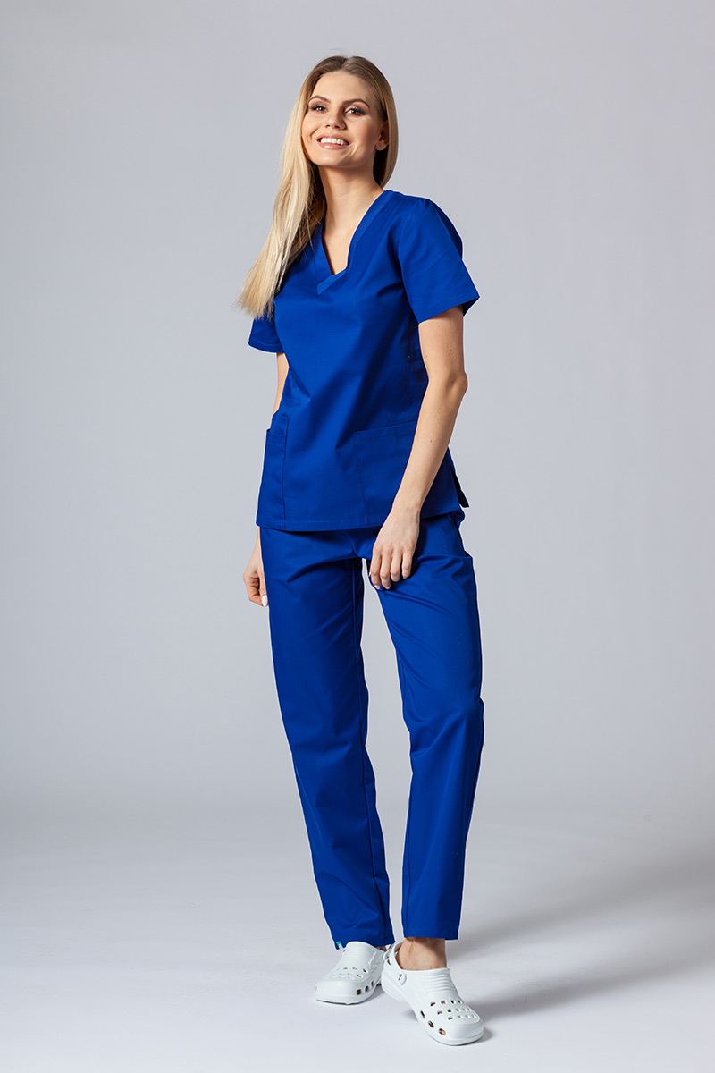 Univerzálne lekárske nohavice Sunrise Uniforms tmavo modré-3
