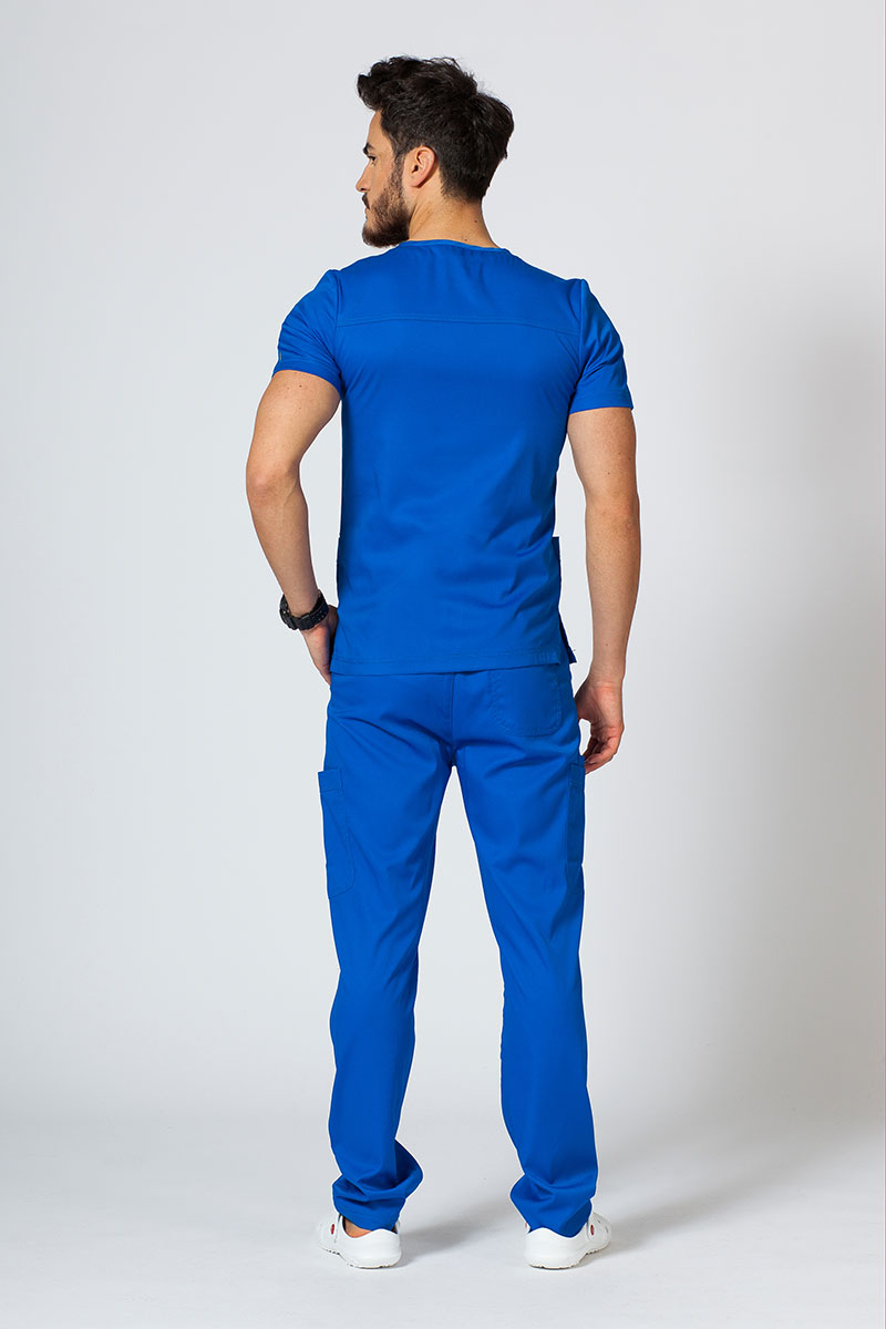 Lekárske nohavice Maevn Matrix Men Classic královsky modré-8