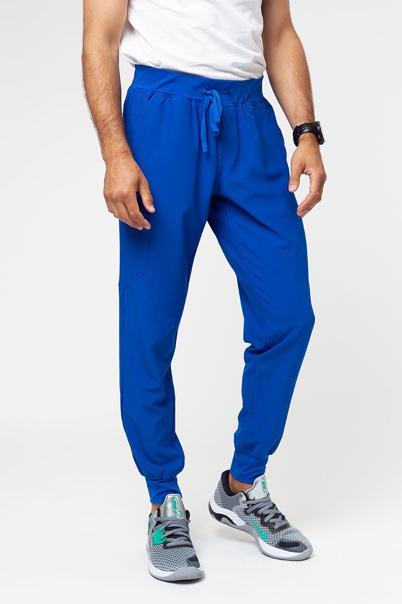 Pánske lekárske nohavice Uniforms World 309TS™ Louis kráľovsky modrá-2