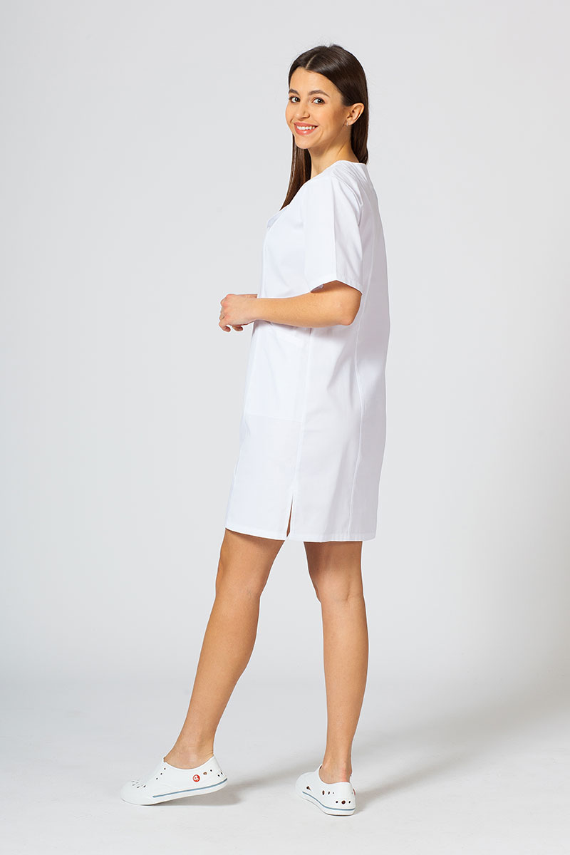 Lekárske klasické šaty Sunrise Uniforms biele-1