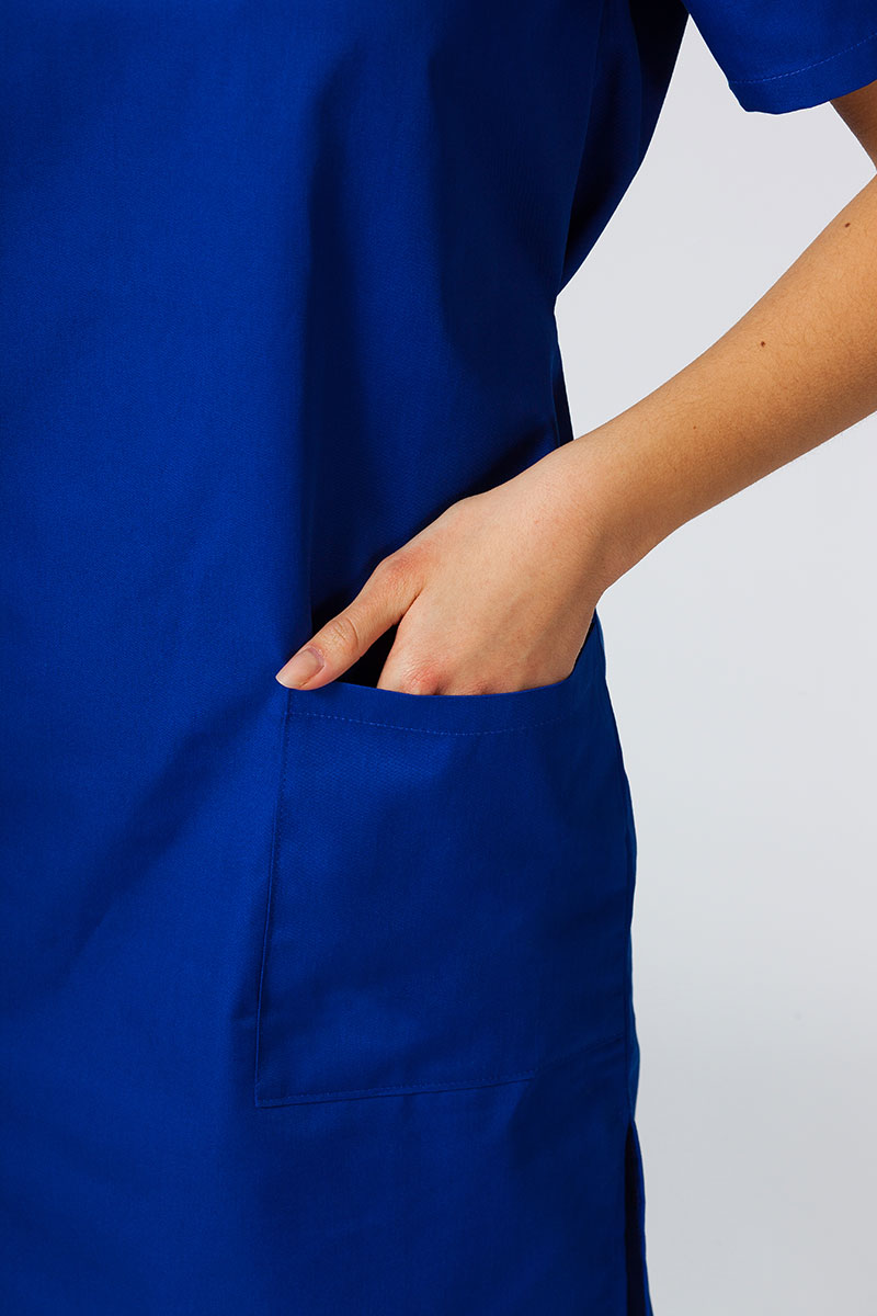 Lekárske jednoduché šaty Sunrise Uniforms tmavo modré-3