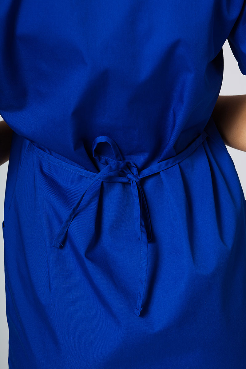 Lekárske jednoduché šaty Sunrise Uniforms tmavo modré-4