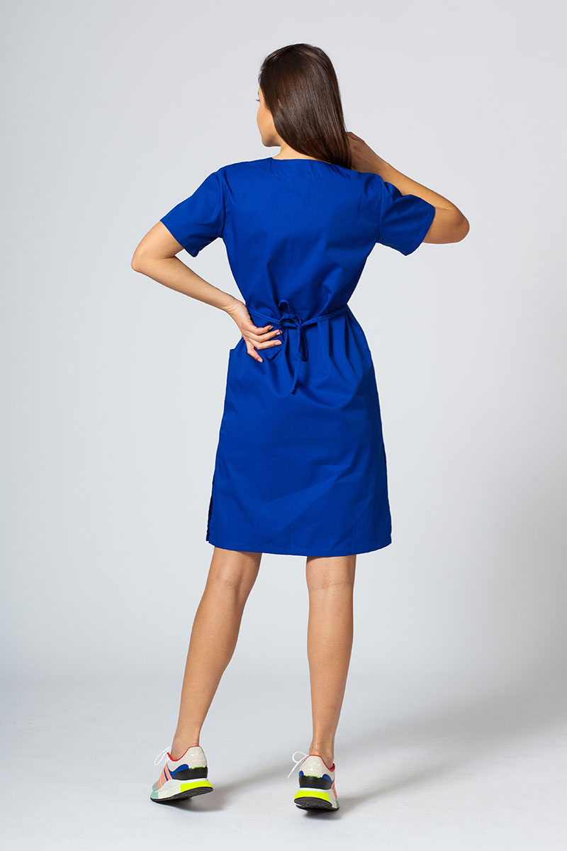Lekárske jednoduché šaty Sunrise Uniforms tmavo modré-1