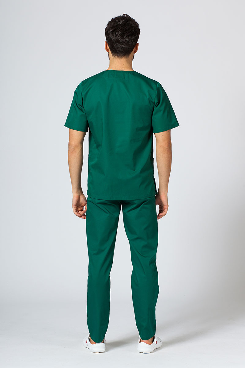 Univerzálna lekárska blúzka Sunrise Uniforms tmavo zelená-1